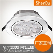 【企业集采】深度LED天花灯天花射灯高档天花灯led节能灯12W