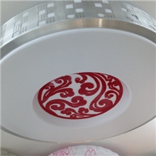 厂家批发铝边亚克力圆吸顶灯酒店过道灯LED吸顶灯房间面包灯