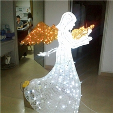 厂家直销价大型发光圣诞树老人公园商场酒店圣诞发光天使