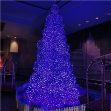 厂家直销价大型发光圣诞树老人公园商场酒店圣诞老人五角星星