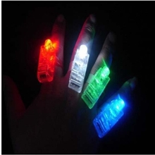 义乌炫彩led发光手指灯批发厂家散装戒指五指灯广场演唱会助威