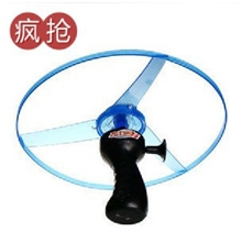 发光闪光夜光塑料拉线飞盘飞碟广场吸引眼球热销玩具地摊货源