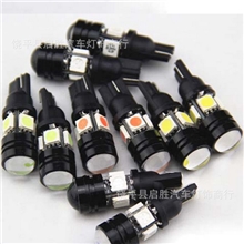 高亮带透镜T10示宽灯超亮LED车灯改装车用日行灯