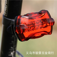 厂家批发自行车灯尾灯山地车5LED七彩警示灯单车灯【蝴蝶尾灯】
