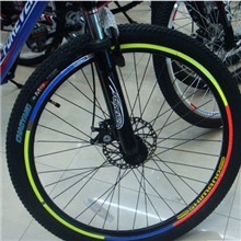 厂家批发反光自行车轮贴纸车轮反光贴纸26寸山地车车贴