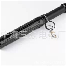 三众户外厂家直销棒球棒手电筒申缩调焦功率强光手电筒