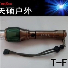 最新手电筒大功率远射CREE手电筒旋转变焦LED强光手电筒8099