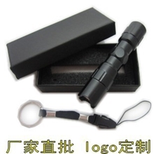 厂家直销防水LED迷你5号1节小手电筒定制公司礼品品牌logo带盒子
