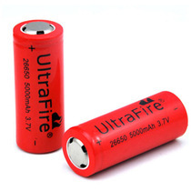 神火26650批发锂电池5000毫安超高容量超长续航3.7V可充电