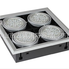 厂价推出LED豆胆灯大功率48W，方形LED天花灯，31.5*31.5公分开孔