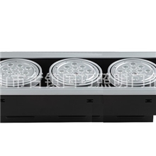 LED天花豆胆射灯，LED36W方形银色豆胆灯筒灯475*160mm开孔尺寸