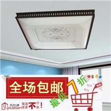 铝材式家居灯大厅灯田园灯饰方形吸顶灯临沂灯具批发