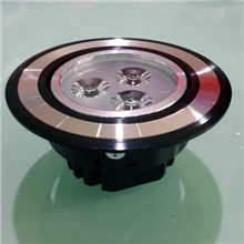 厂家直销2.0厚3W室内大功率CD条纹黑色天花灯灯具外壳套件支架