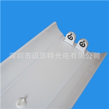深圳灯具厂家供应T8LED支架LED外壳双支带罩支架布好线