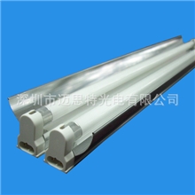 深圳厂家大量供应T5支架灯一体化T5双管带罩支架T5铝合金灯架