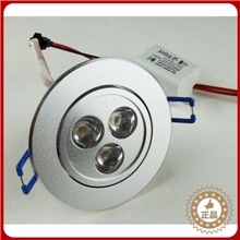 2013热搜爆款led天花灯3*1W，室内工程专用质保二年现货批发