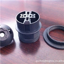 供应E27、E14灯头、灯座、塑料配件E27半牙(黑色)