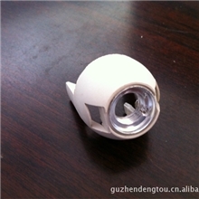 厂家供应灯头灯座配件E14塑料后盖金属后盖E14塑料铝后盖