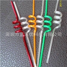 供应艺术3圈卷吸管