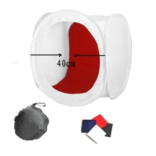 摄影棚系列摄影器材40CM圆形可折叠柔光摄影棚