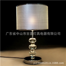 古镇酒店客房水晶台灯，客厅调光水晶台灯，卧室床头照明台灯