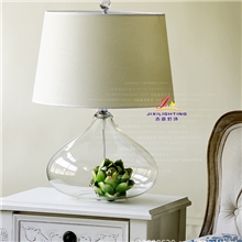 批发零售现代简约台灯具灯饰卧室书房客厅玻璃台灯床头灯