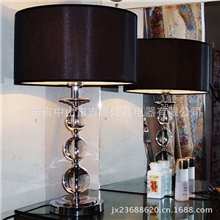 吉喜灯饰供应现代风格床头台灯/客厅台灯/K9一级水晶灯具