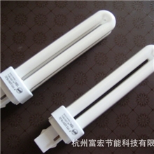 供应节能灯插拔管电子式/电感式插管2U18W插管横插节能灯管