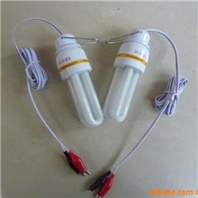 供应U形精美环保纯三基色粉DC12V直流电子节能灯