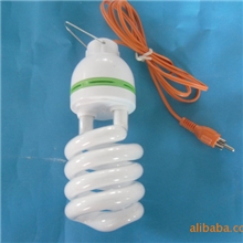 大量供应顶级纯基色高档出口带线夹DC12V螺旋直流电子节能灯