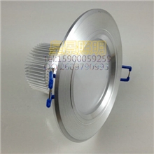 2.5寸外壳配件3W车铝加厚料led天花灯led外壳led筒灯外壳
