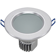 3.5寸led筒灯外壳套件5-7W刀片式散热器车铝led天花筒灯外壳