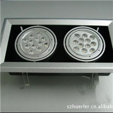 双头2*12*1W斗胆灯，24W大功率LED斗胆灯，LED双头斗胆灯