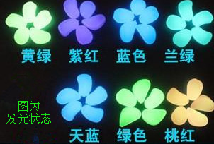 厂家供应优质夜光石子鹅卵型状多样支持混批淘宝热卖新品