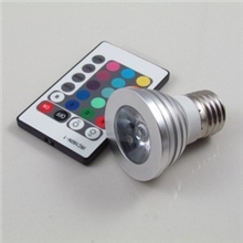 专业供应大功率E27220V1*3WRGB集成式LED灯杯