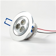 厂家直销LED射灯加厚铝材LED天花灯质保三年led天花灯3W