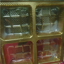 供应红酒植绒托盒PP馒头速冻盒PS月饼盒PVC托盘PET化妆盒