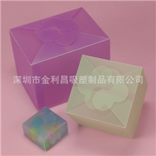 厂家供应印刷pvc胶盒折盒印刷饰品包装盒