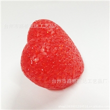 厂家专业生产EVA粒子球桃心EVA透明空心球按需可开孔