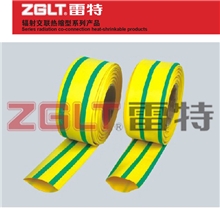 ZGLT供应连续黄绿双色热缩套管热收缩管&phi;2.5防水热缩管