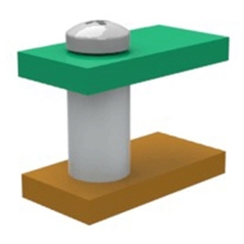 圆体隔离柱，尼龙隔离柱，绝缘隔离柱