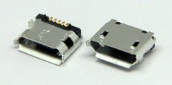 热销microUSB插座micro5pin直插式母座