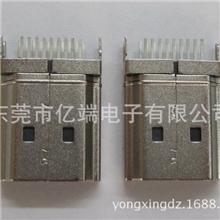 HDMI连接器公头夹板式/现货供应15918341988