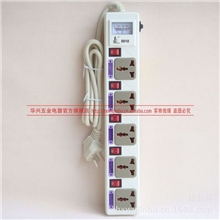 供应新力排插00185码线五位五开关万能插孔电插板接线板