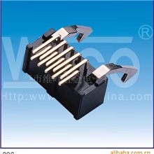 供应金属耳扣牛角连接器