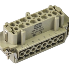 【厂家直销】欧科瑞热流道连接器矩形航空插头插座HE-016