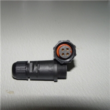 高品质四芯深水航空插头，IP68电缆防水连接器，公母防水接头