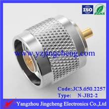 N-JB2-2半刚电缆连接器，公头，接半刚半柔086线