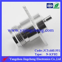 N-KFB2半刚电缆连接器，公头，法兰盘，接半刚半柔086线
