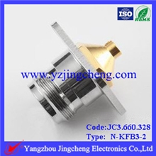 N-KFB3-2半刚电缆连接器，公头，法兰盘，接半刚半柔141线